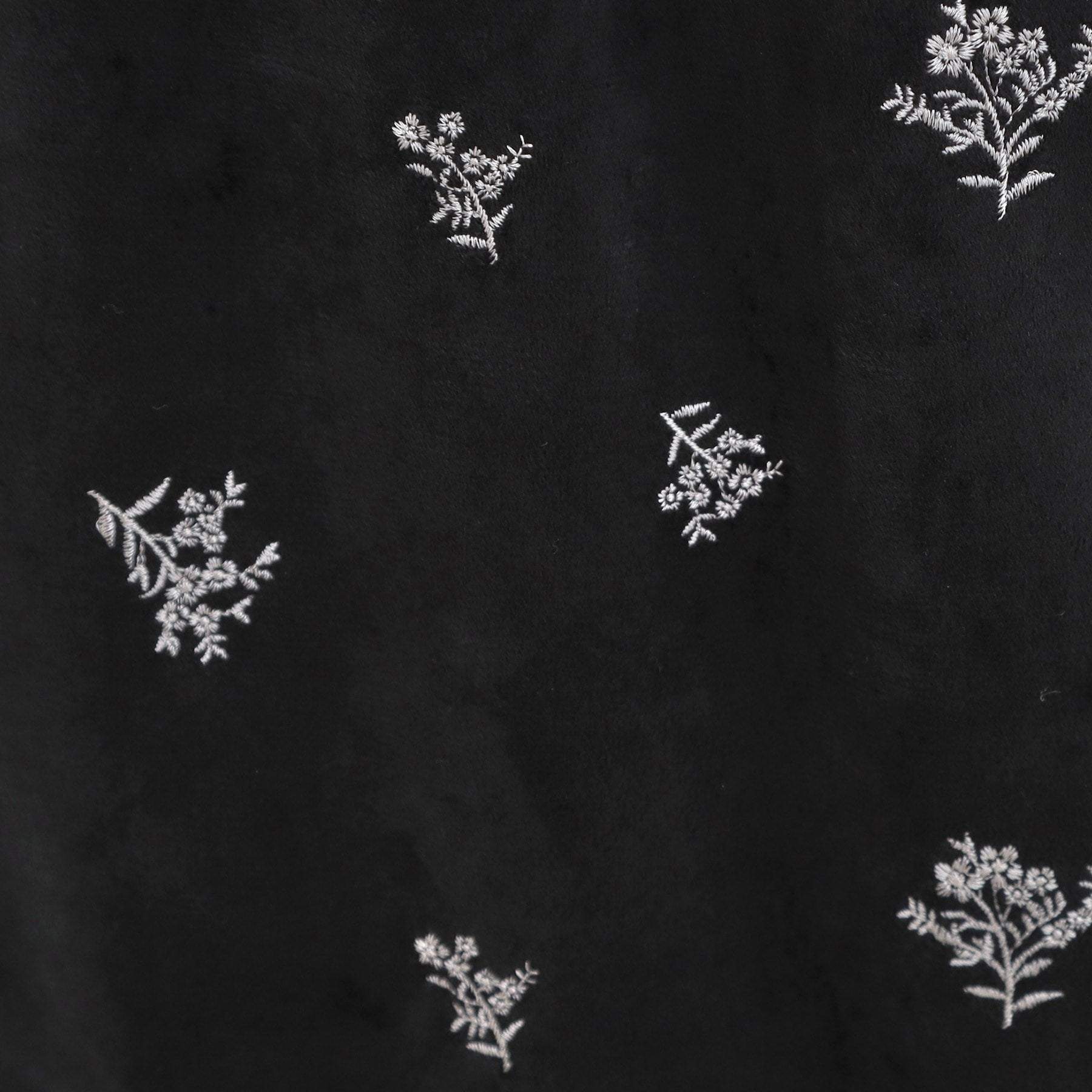 キューティーブロンド Cutie Blonde 刺繍ベロア調ナロースカート （ブラウン(044)） ブラウン(044)