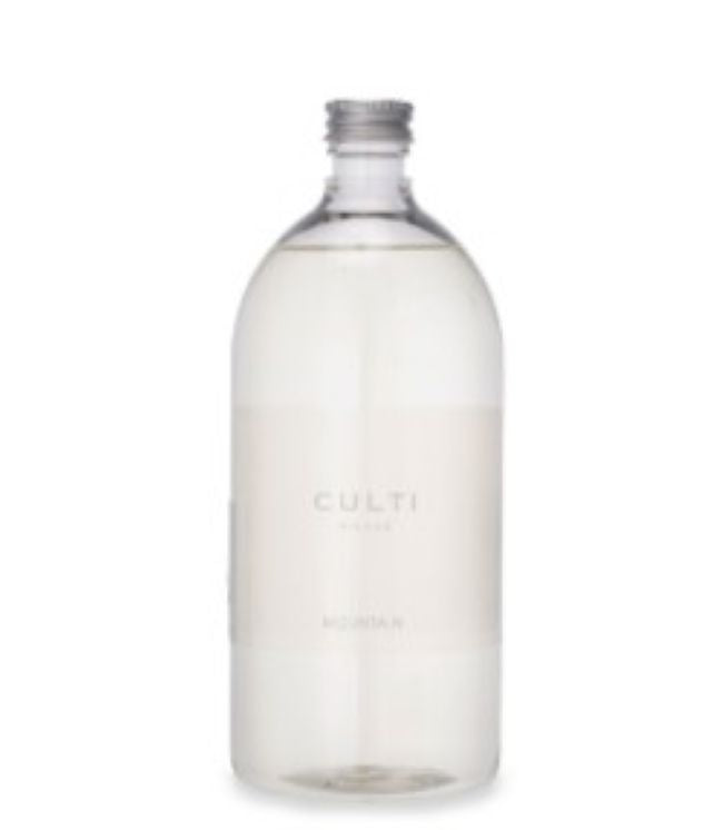 クルティ CULTI クルティ CULTI ディフューザー リフィル 1000mL【 エーアクア アラマーラ マーレミネラーレ メディテラネア テシュート テ インテリア 香り ギフト プレゼント ホワイトデー 】 【返品不可商品】 （7.マウンテン） 7.マウンテン