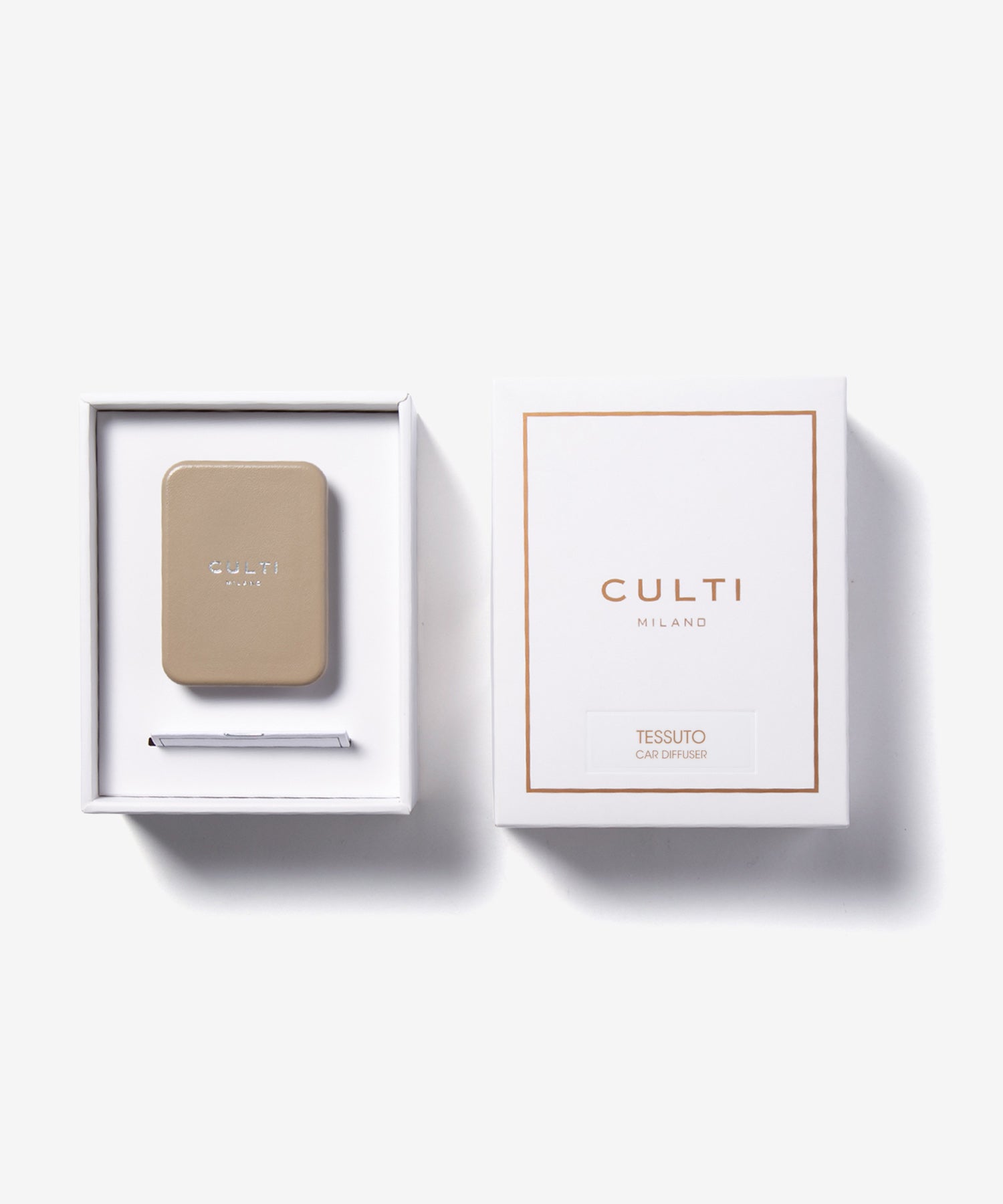 CULTI Car Diffuser Leather Taupe