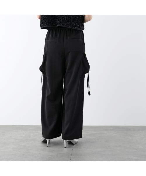 シアン トーキョー CYAN tokyo CYAN tokyo ワイドパンツ 510292 シャーリングポケット （BLACK/ブラック） BLACK/ブラック