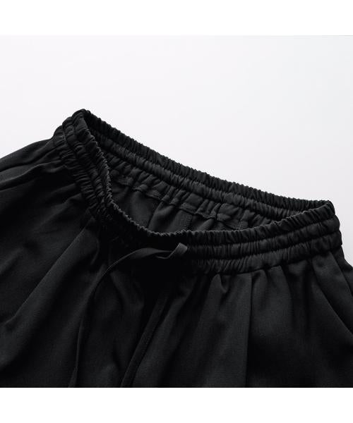 シアン トーキョー CYAN tokyo CYAN tokyo ワイドパンツ 510292 シャーリングポケット （BLACK/ブラック） BLACK/ブラック