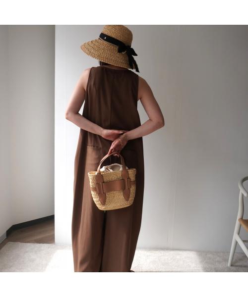 シアン トーキョー CYAN tokyo CYAN tokyo サロペット 501341 オールインワン ノースリーブ （BROWN/ブラウン） BROWN/ブラウン