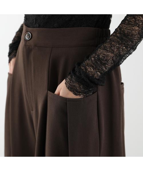 シアン トーキョー CYAN tokyo CYAN tokyo ワイドパンツ 507401 タック （BROWN/ブラウン） BROWN/ブラウン