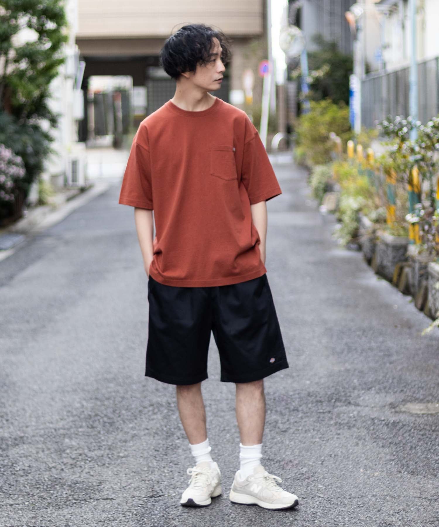 ディッキーズ Dickies ツイルショートパンツ （ブルーグリーン） ブルーグリーン