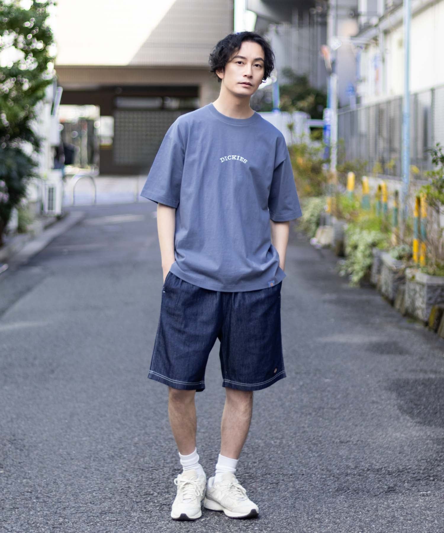 ディッキーズ Dickies ツイルショートパンツ （ブルーグリーン） ブルーグリーン