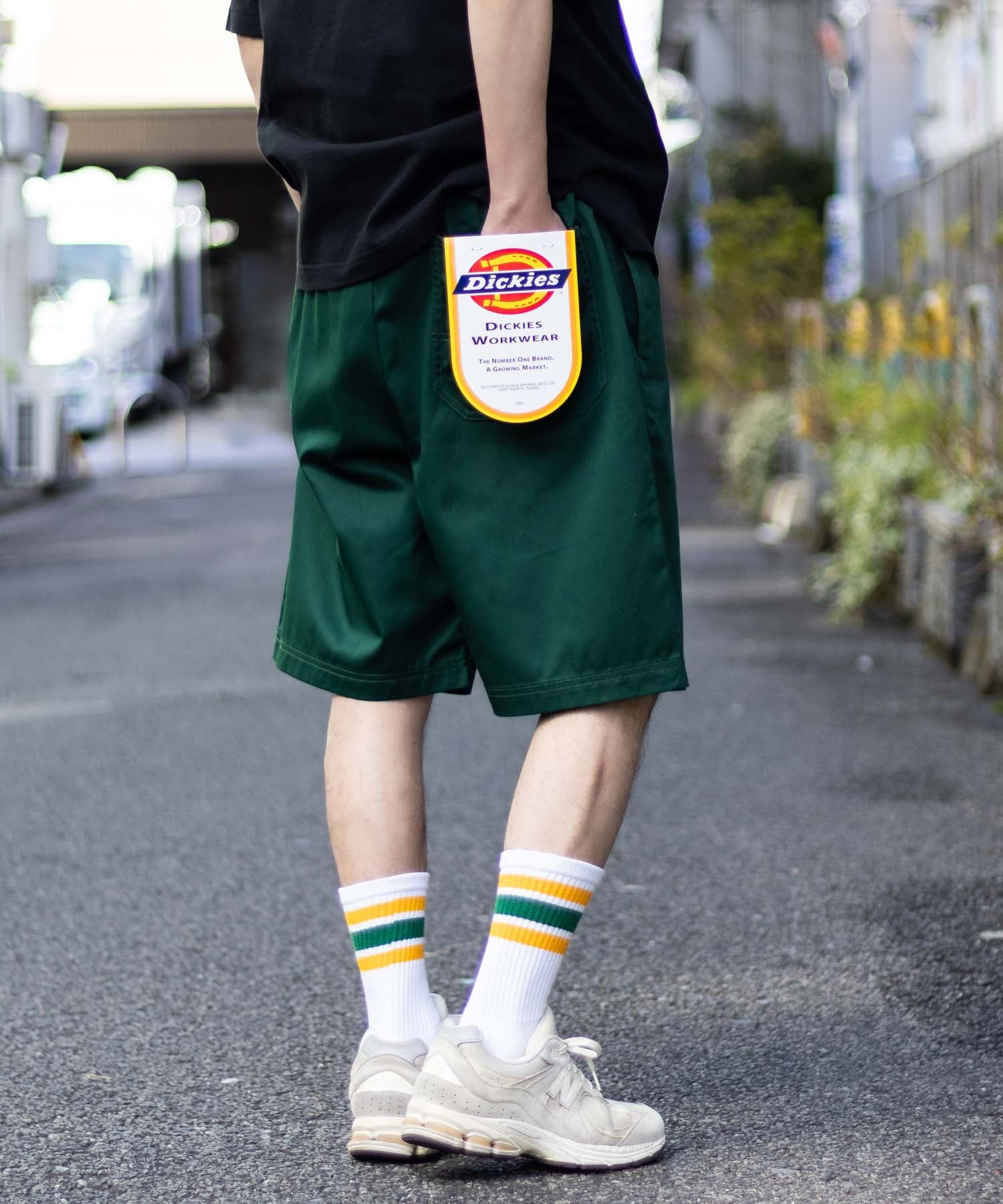 ディッキーズ Dickies ツイルショートパンツ （ブルーグリーン） ブルーグリーン