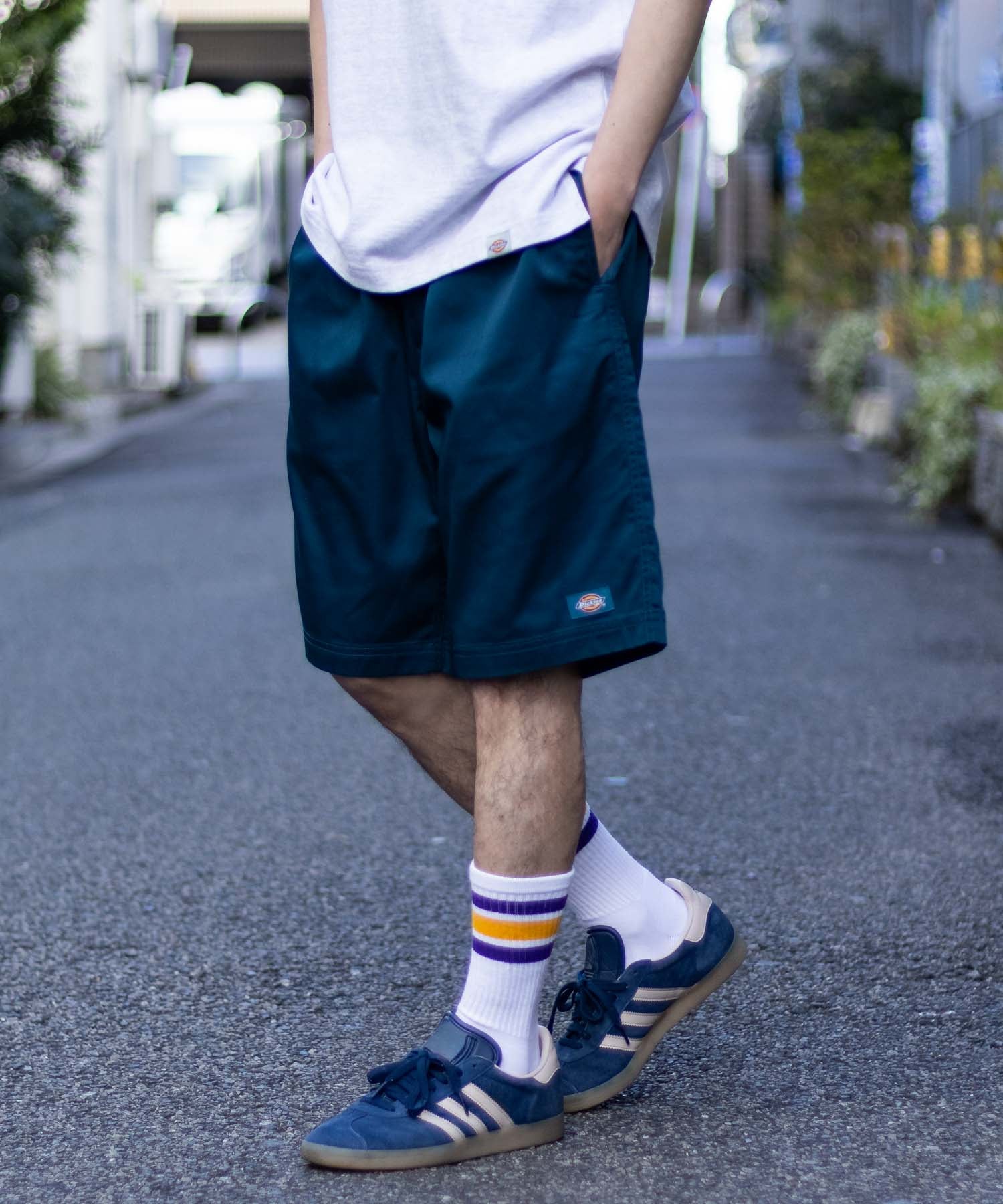 ディッキーズ Dickies ツイルショートパンツ （ブルーグリーン） ブルーグリーン