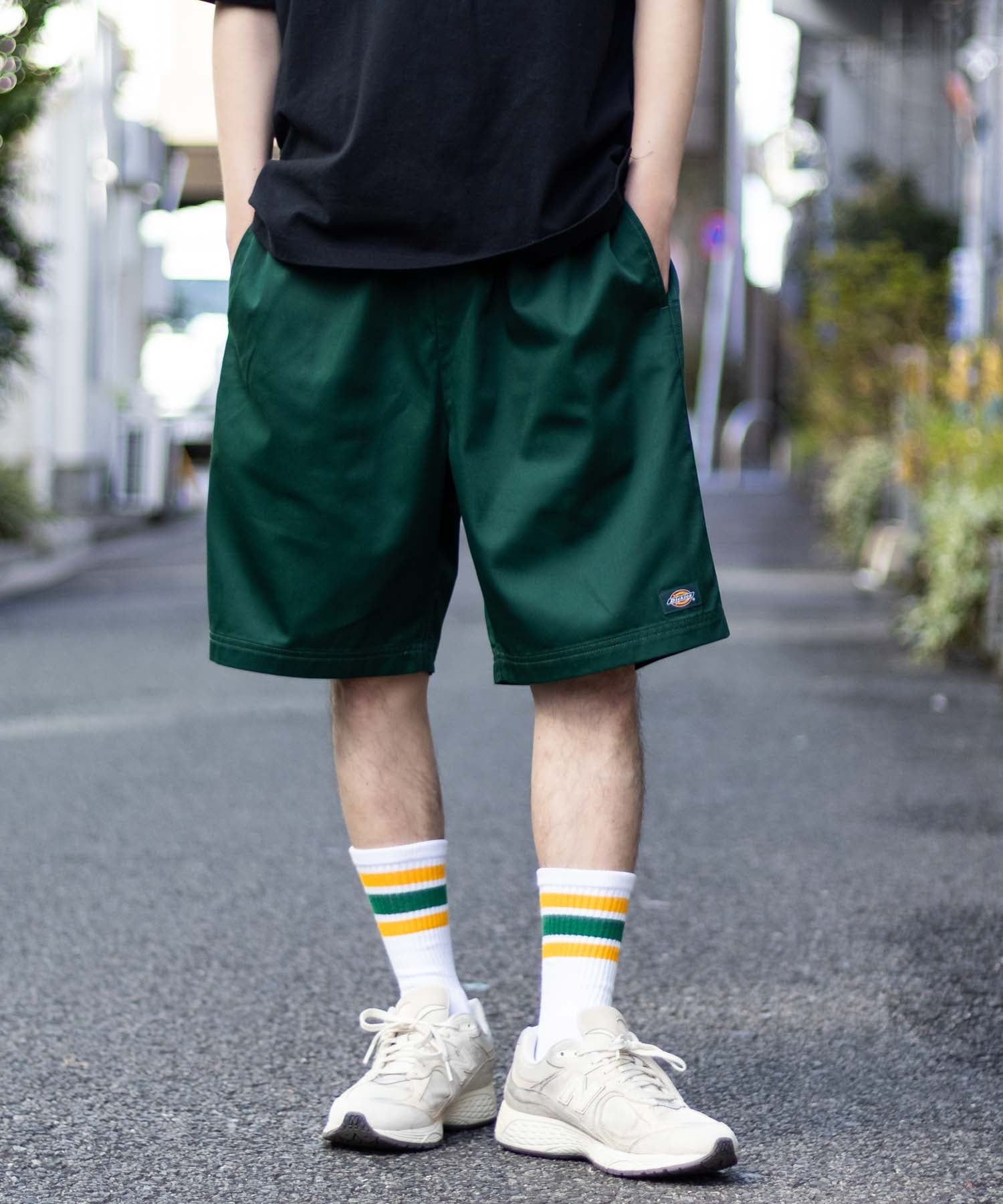 ディッキーズ Dickies ツイルショートパンツ （グリーン） グリーン