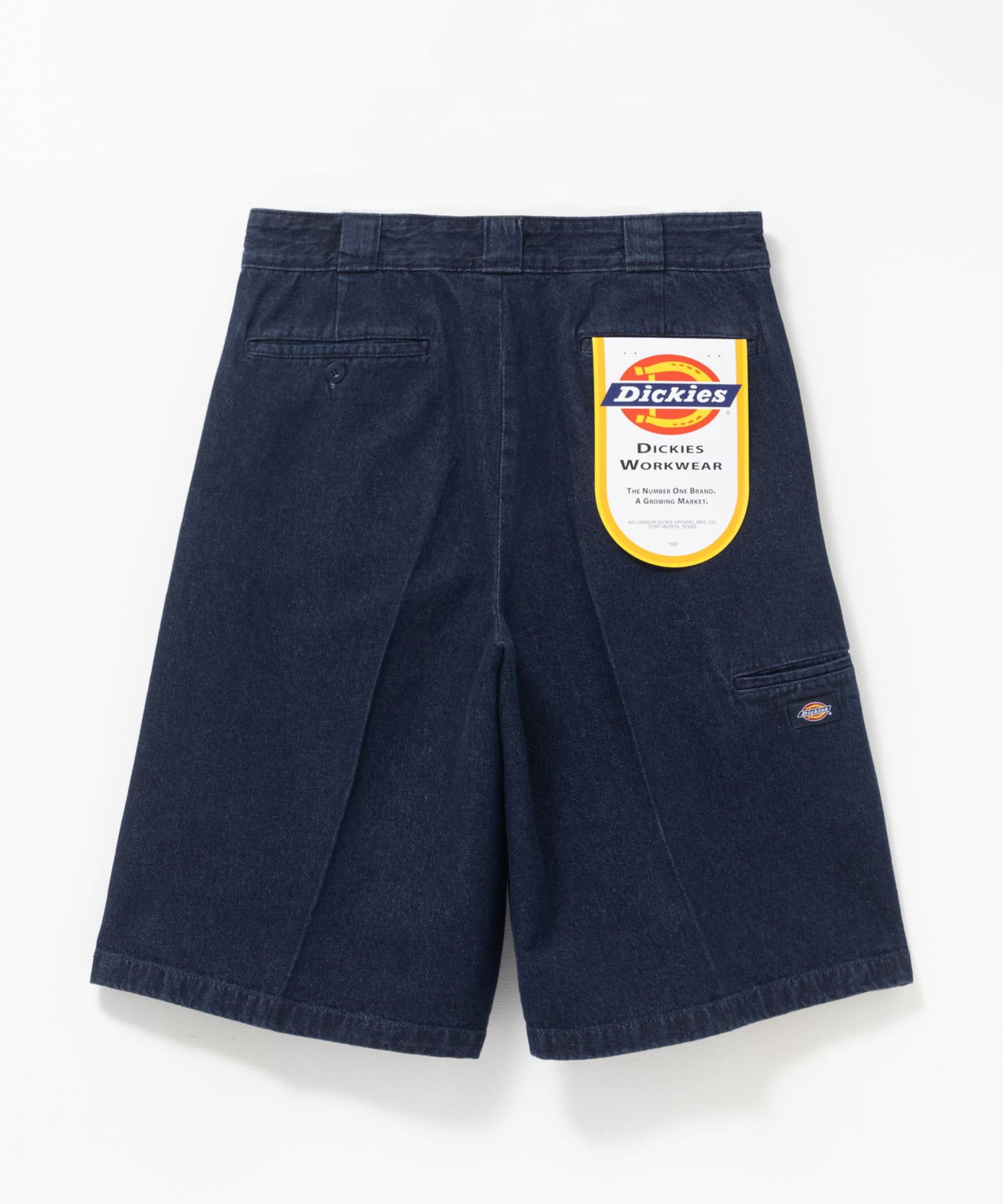 ディッキーズ Dickies ワイドルーズショートパンツ （ブラックデニム） ブラックデニム