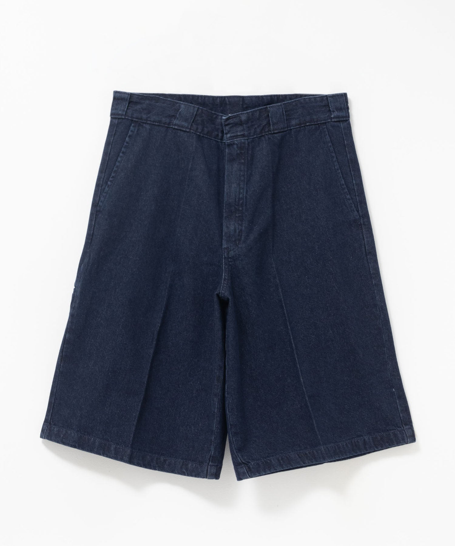 ディッキーズ Dickies ワイドルーズショートパンツ （ブラックデニム） ブラックデニム