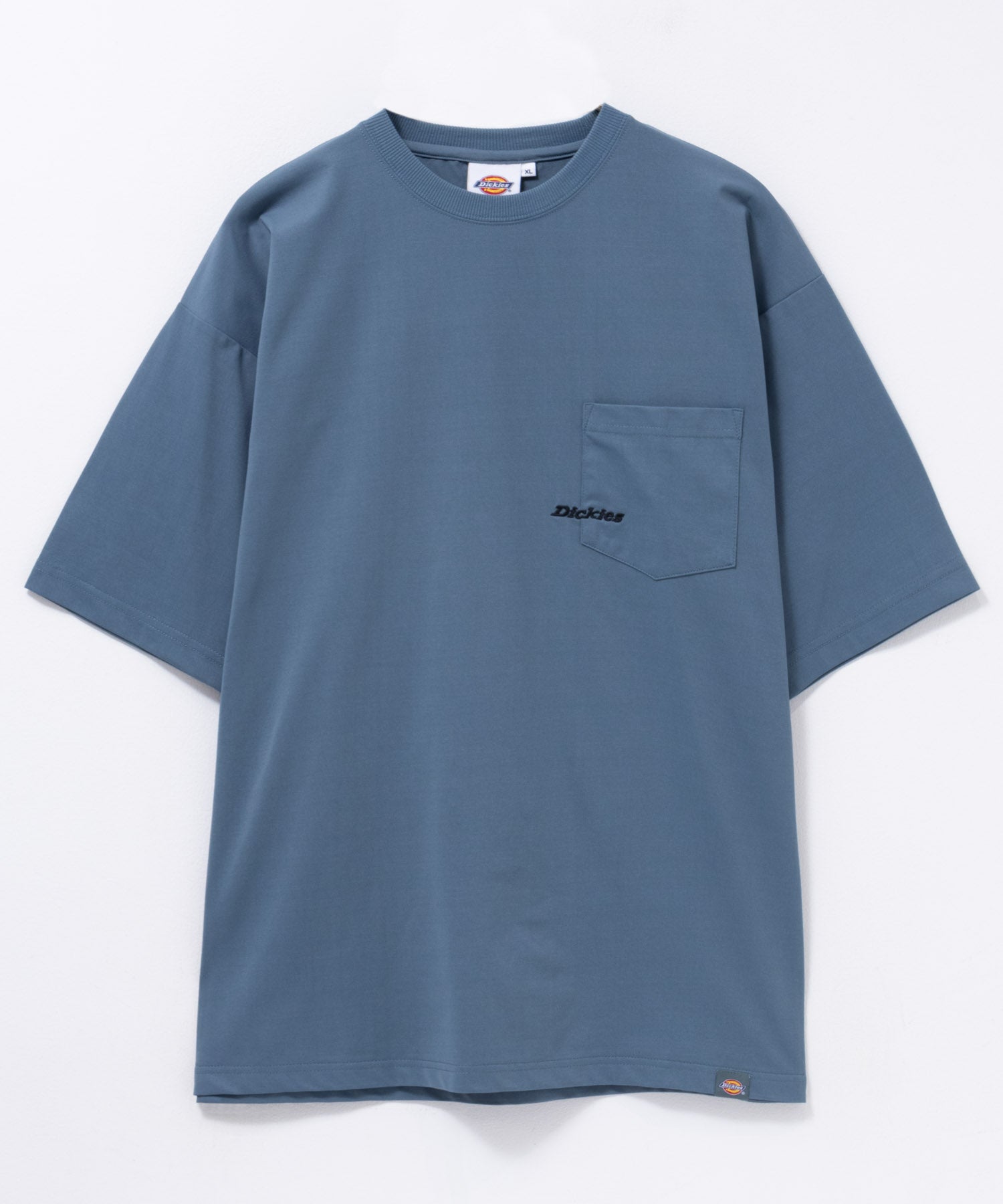 ディッキーズ Dickies ドライポケット付きTシャツ （ブルーグレー） ブルーグレー