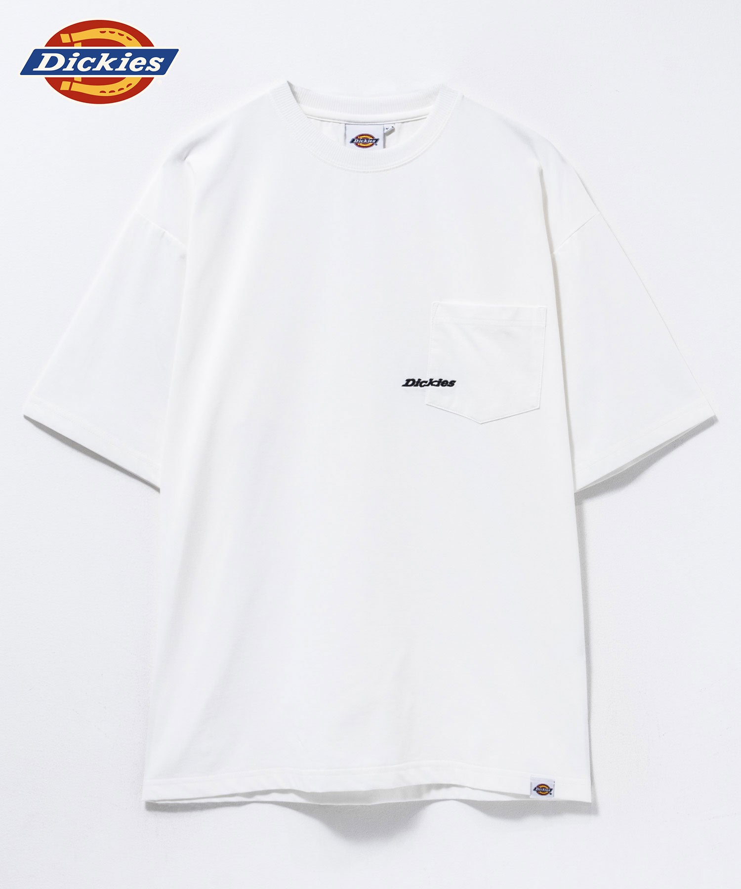 ディッキーズ Dickies ドライポケット付きTシャツ （ブルーグレー） ブルーグレー