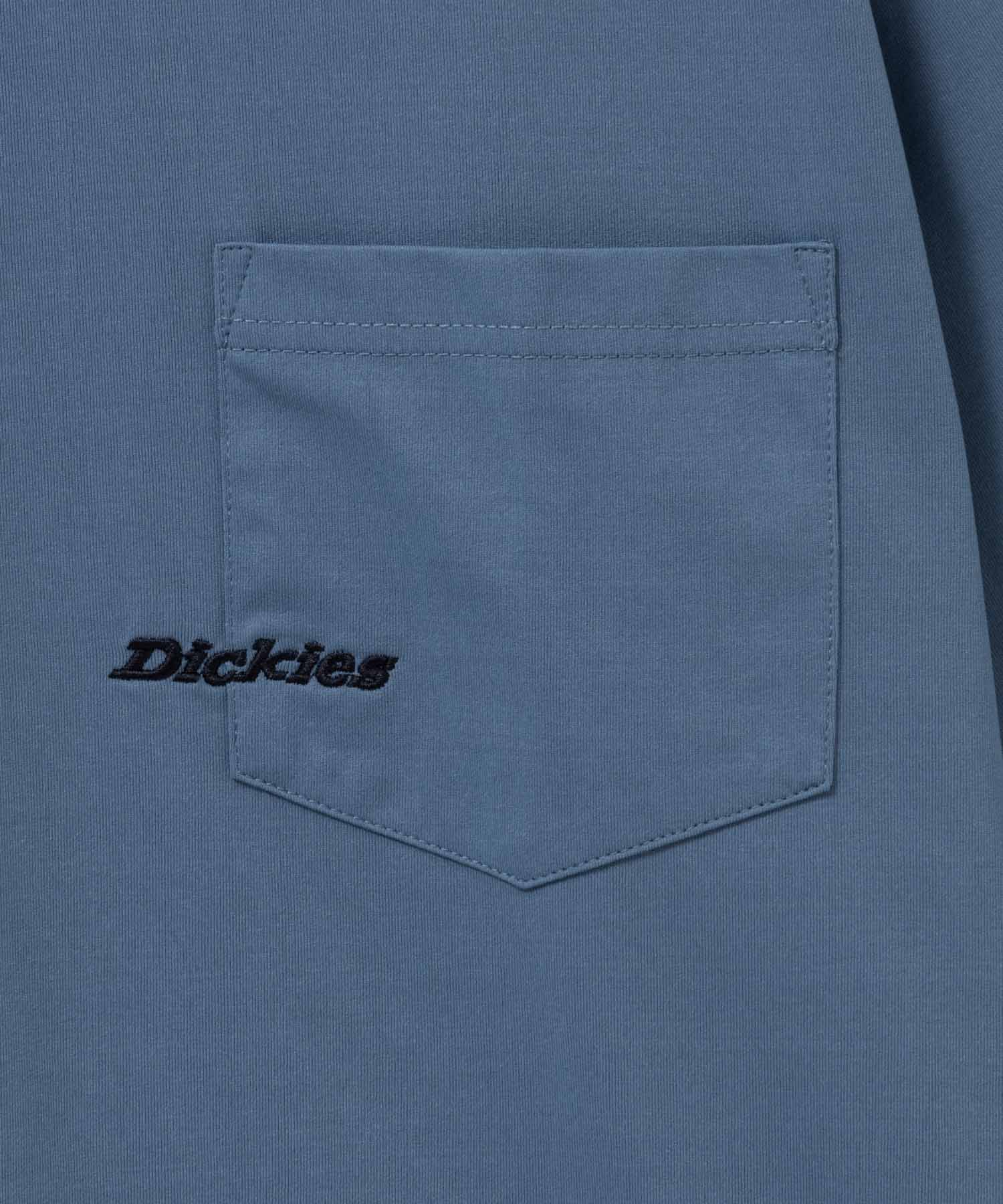 ディッキーズ Dickies ドライポケット付きTシャツ （ブルーグレー） ブルーグレー
