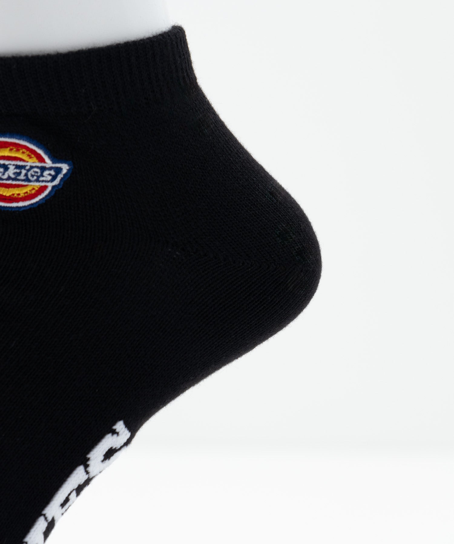 ディッキーズ Dickies アンクルソックス ロゴ平編み刺繍 3足組 （ブラック） ブラック