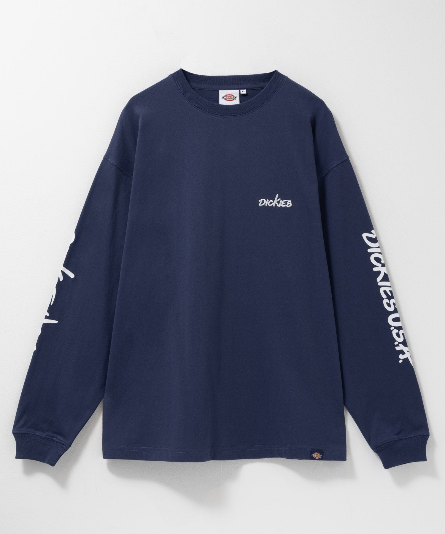 ディッキーズ Dickies スリーブプリント長袖Tシャツ （ブルー） ブルー