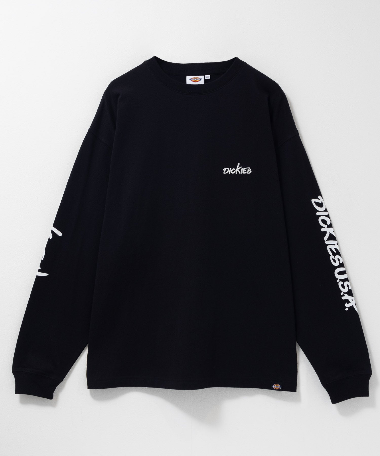 ディッキーズ Dickies スリーブプリント長袖Tシャツ （ブラック） ブラック