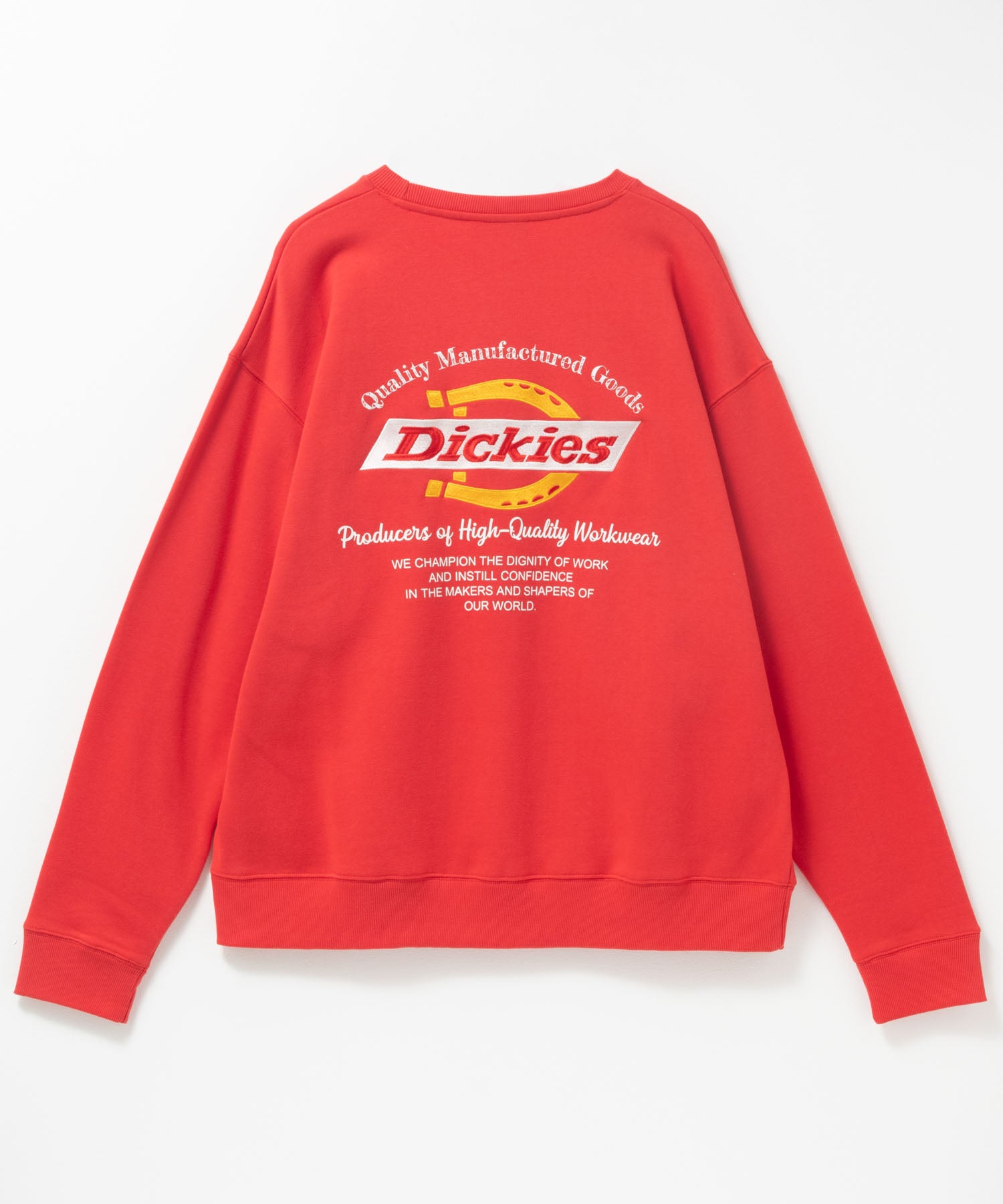 ディッキーズ Dickies 裏起毛刺繍トレーナー （グリーン） グリーン