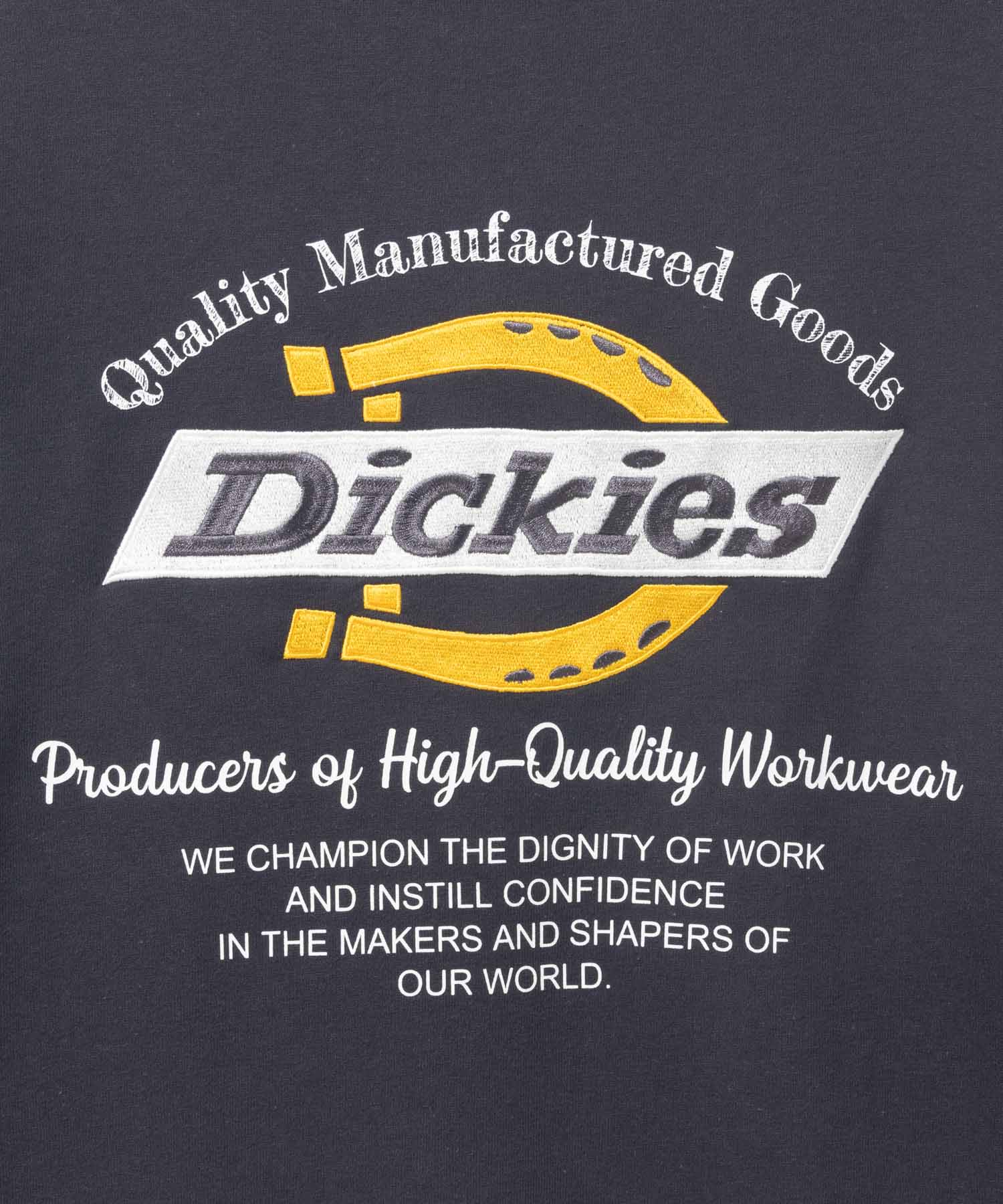 ディッキーズ Dickies 裏起毛刺繍トレーナー （グリーン） グリーン