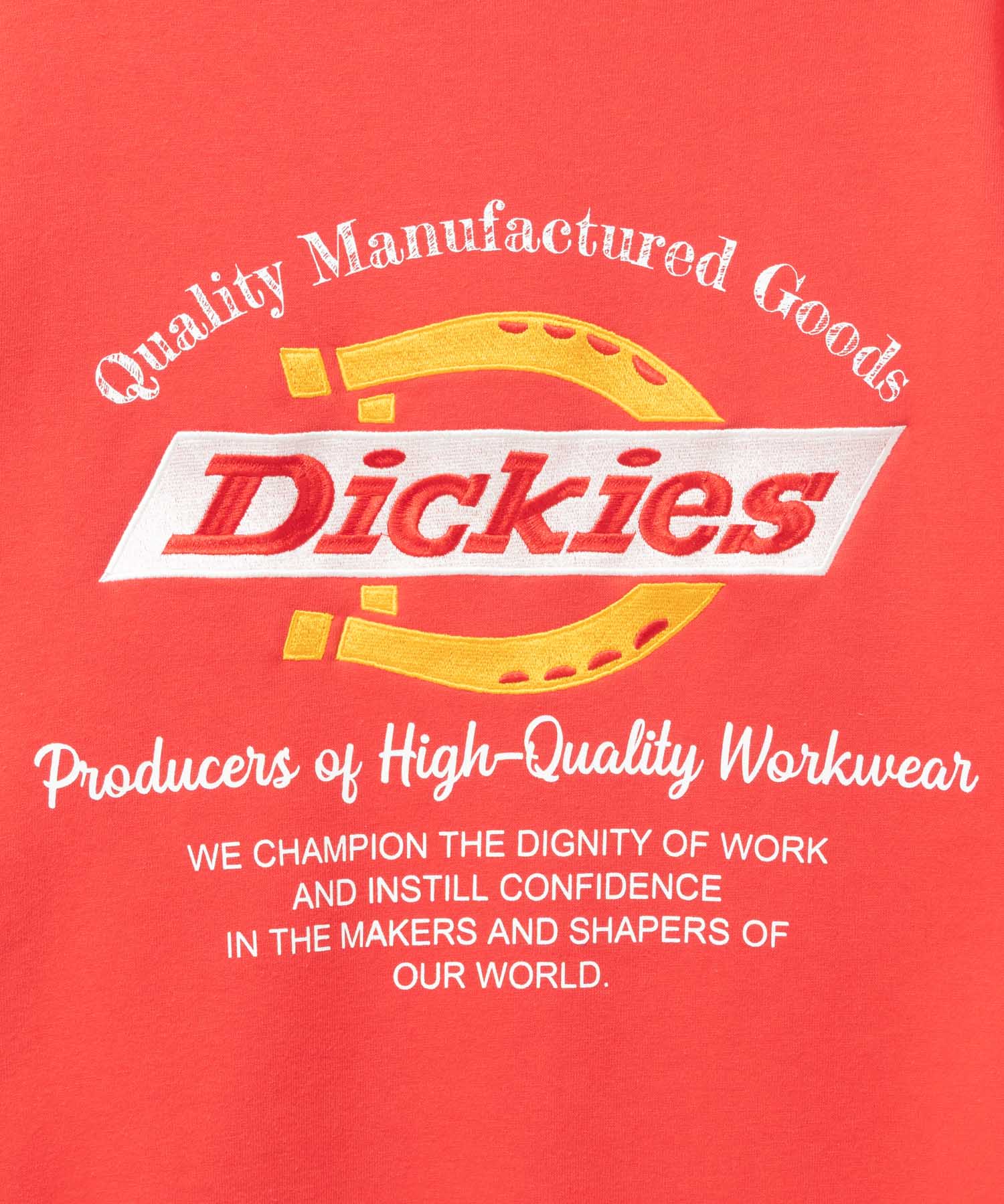 ディッキーズ Dickies 裏起毛刺繍トレーナー （グリーン） グリーン