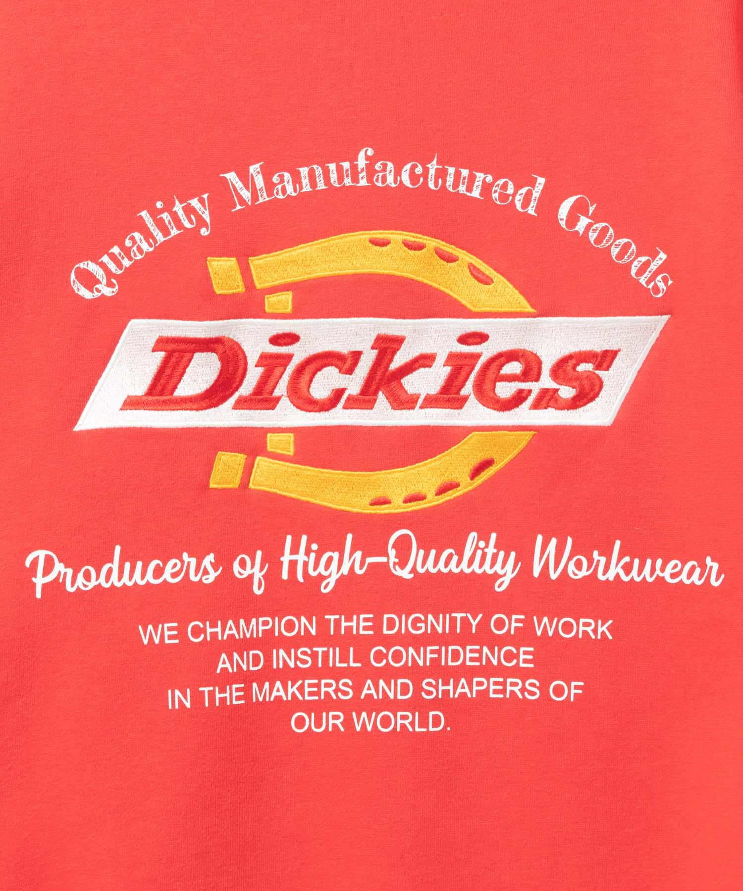 ディッキーズ Dickies 裏起毛刺繍トレーナー （グリーン） グリーン