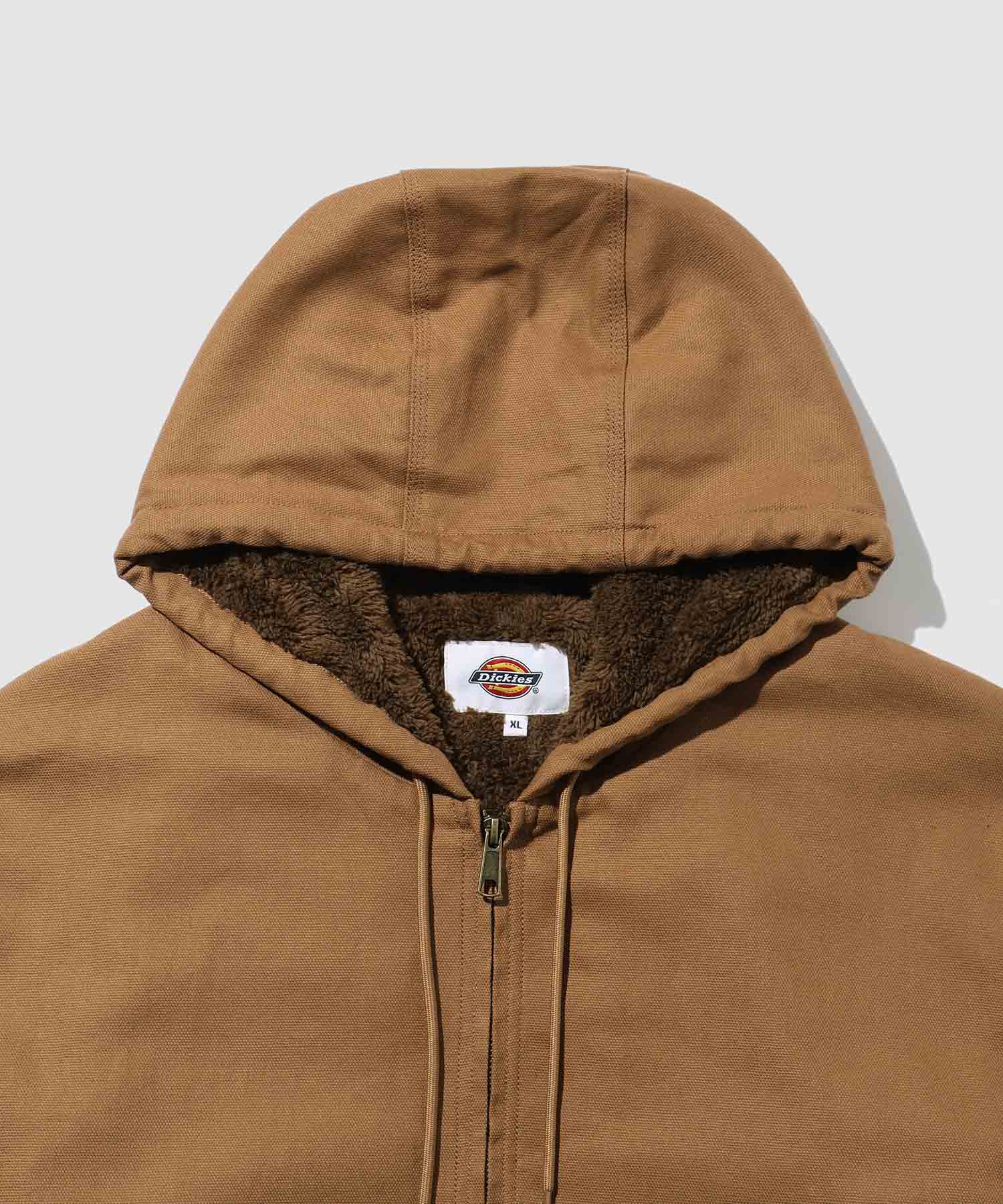 ディッキーズ Dickies 裏ボアジップパーカージャケット （キャメル） キャメル