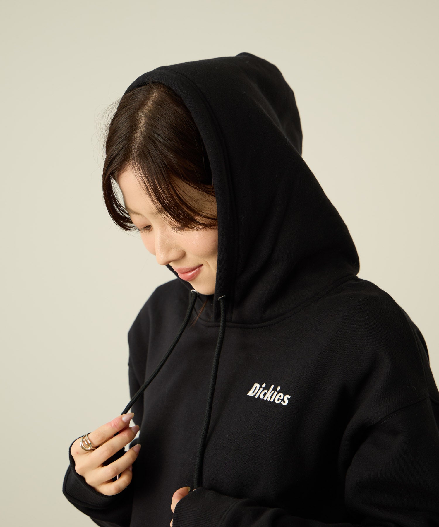 ディッキーズ Dickies 裏起毛刺繍パーカー （アッシュ） アッシュ