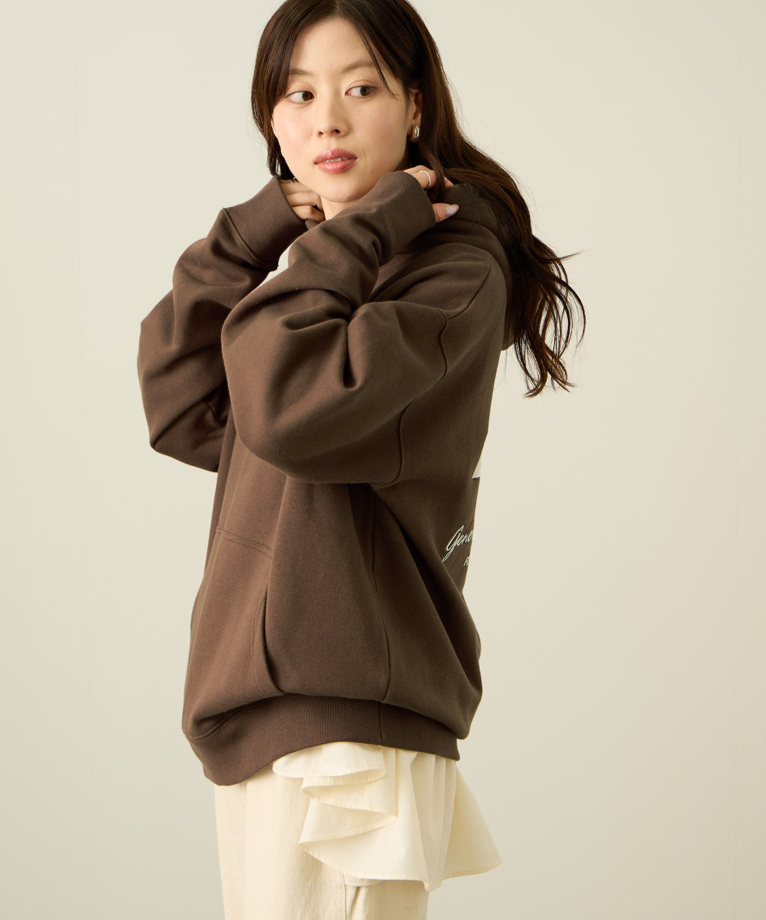 ディッキーズ Dickies 裏起毛刺繍パーカー （アッシュ） アッシュ