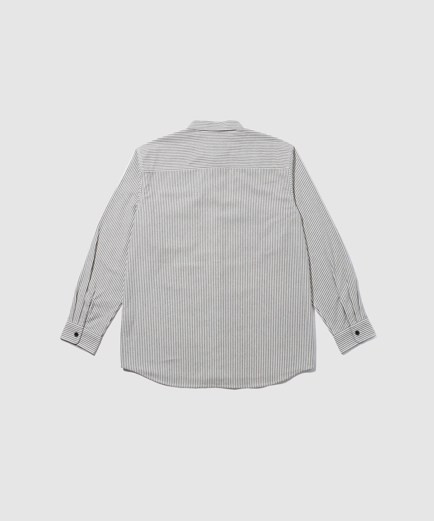 ディッキーズ Dickies ストライプワークシャツ （ネイビーストライプ） ネイビーストライプ