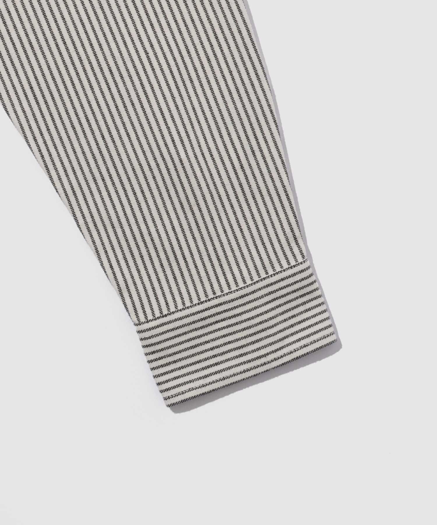 ディッキーズ Dickies ストライプワークシャツ （ネイビーストライプ） ネイビーストライプ