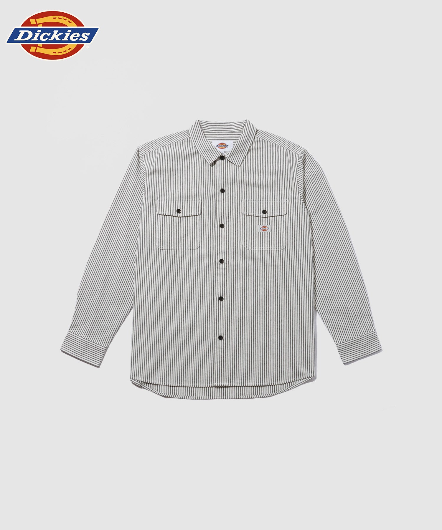ディッキーズ Dickies ストライプワークシャツ （ホワイトストライプ） ホワイトストライプ
