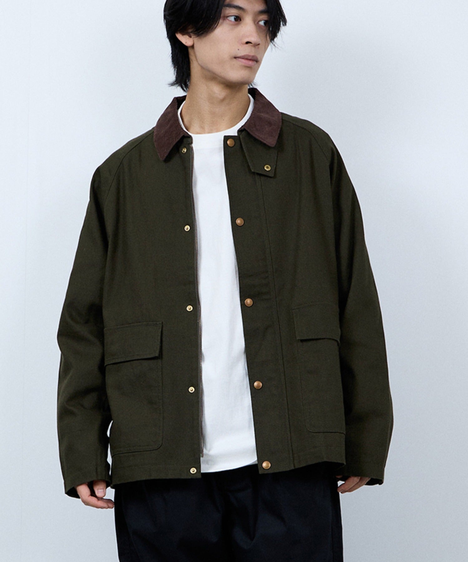 ディッキーズ Dickies 襟コールキャンバスジャケット （ブラック） ブラック