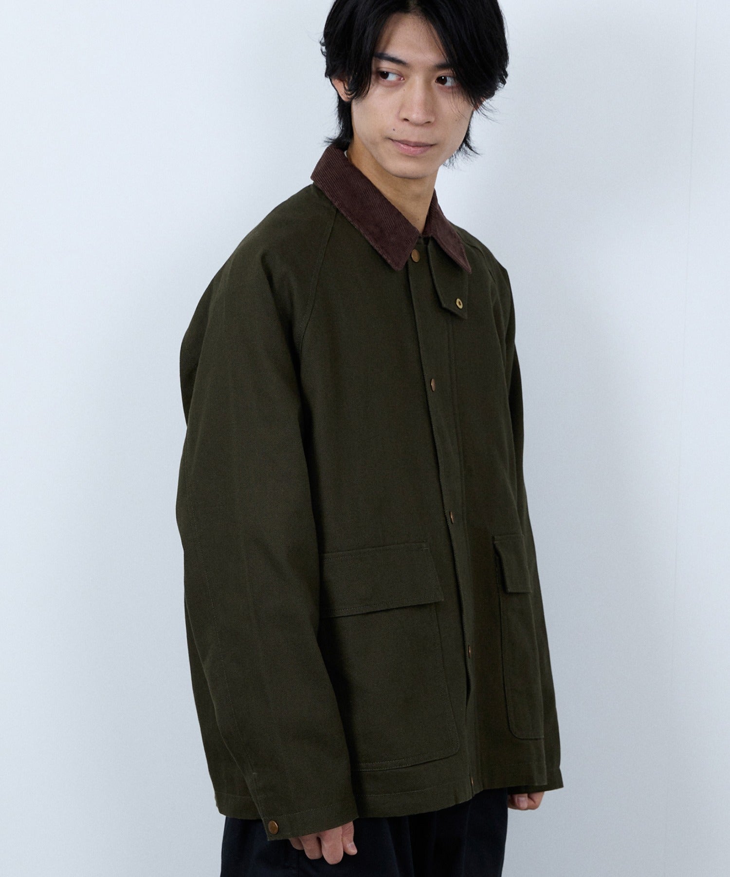 ディッキーズ Dickies 襟コールキャンバスジャケット （ブラック） ブラック