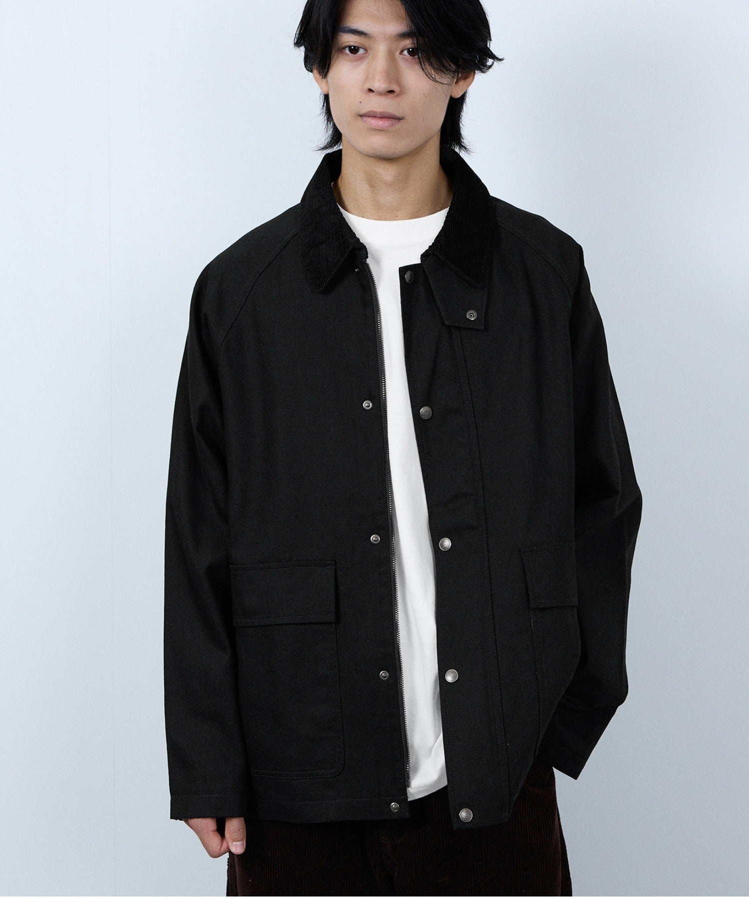 ディッキーズ Dickies 襟コールキャンバスジャケット （ブラック） ブラック