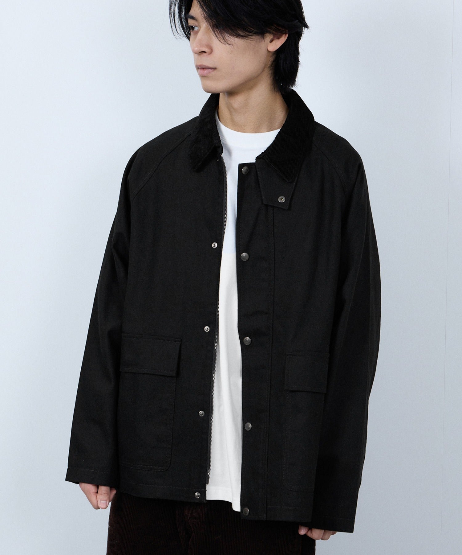 ディッキーズ Dickies 襟コールキャンバスジャケット （ブラック） ブラック