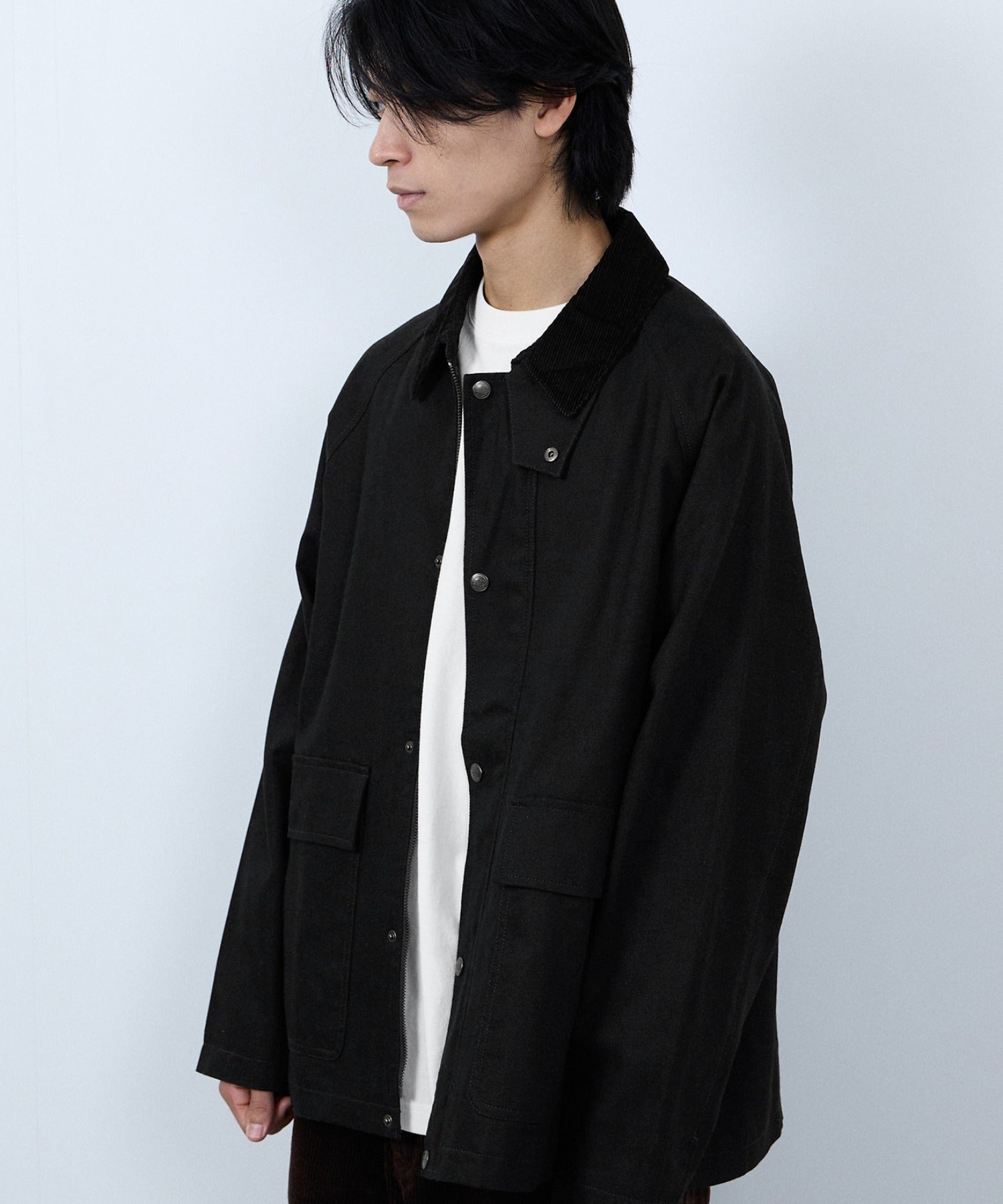 ディッキーズ Dickies 襟コールキャンバスジャケット （ブラック） ブラック