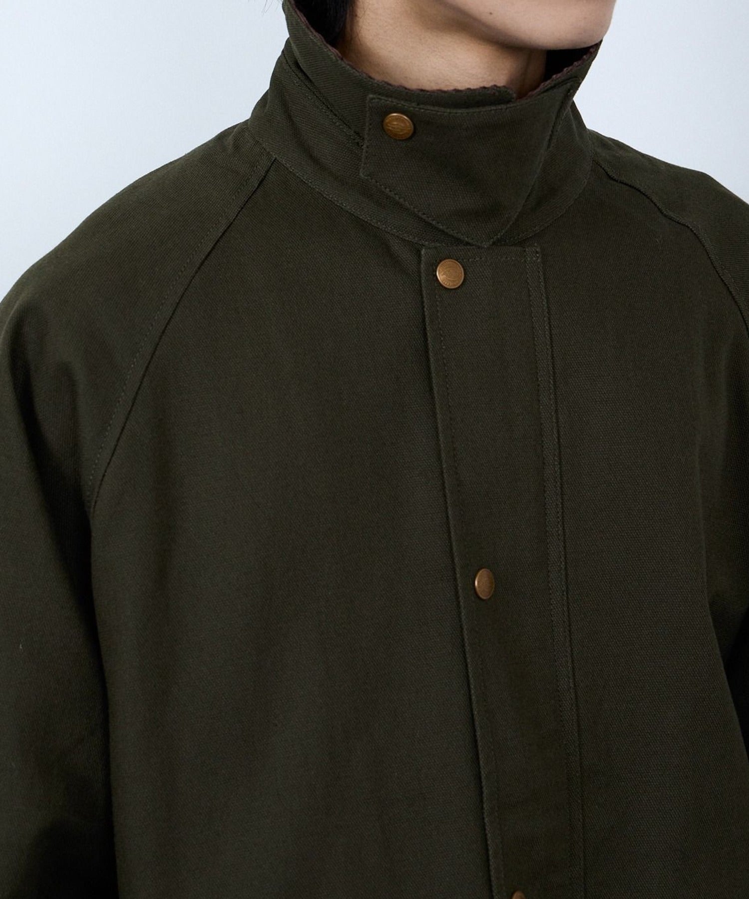 ディッキーズ Dickies 襟コーデュロイ ダックキャンバス ワークジャケット（ブラック） ブラック