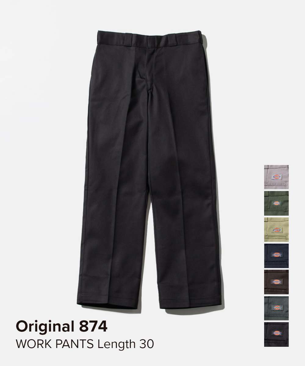 ディッキーズ Dickies ディッキーズ Dickies WORK PANTS オリジナル ワークパンツ Original 874 ワークパンツ レングス 30 チノパン メンズ ボトムス （SILVER/シルバー） SILVER/シルバー