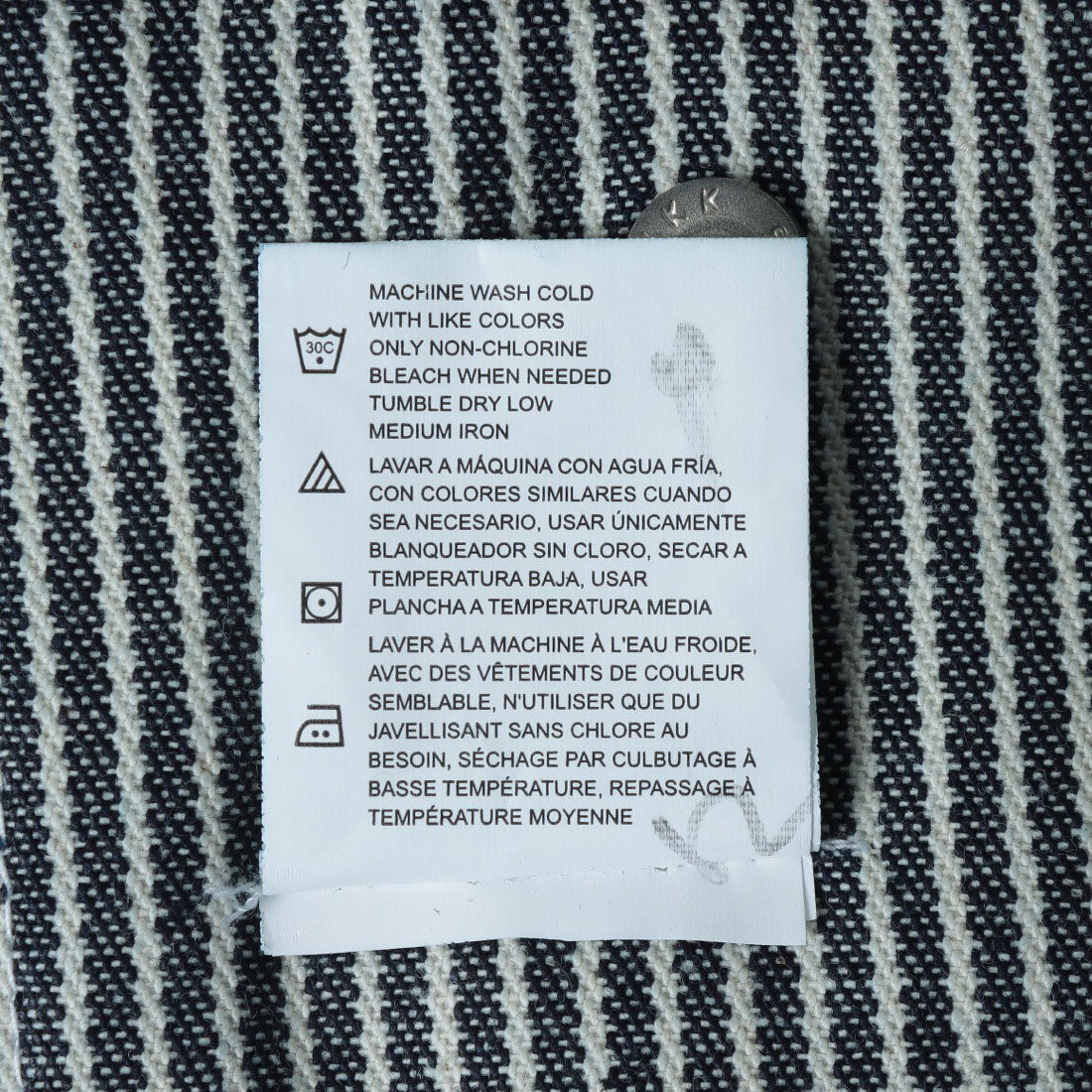 ディッキーズ Dickies ヒッコリーストライプ ビブ オーバーオール サロペット （股下30インチ） （Hストライプ） Hストライプ