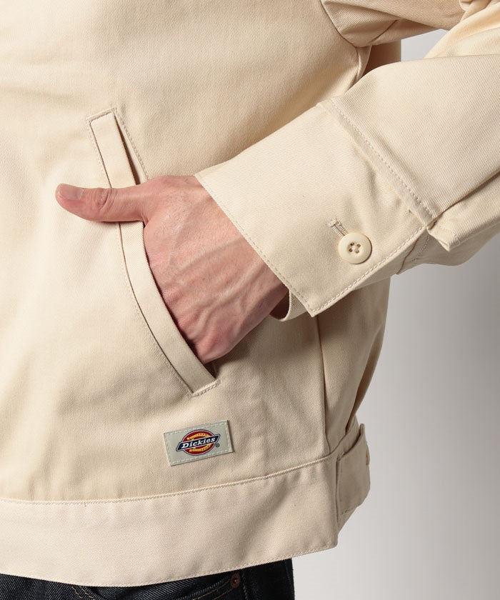 ディッキーズ Dickies 【Dickies / ディッキーズ】 T/C/PUツイルFZIPブルゾン アウター ブルゾン ジップ 長袖 ポケット ステンカラー 3178ー4130