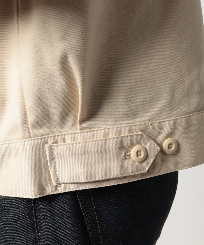 ディッキーズ Dickies 【Dickies / ディッキーズ】 T/C/PUツイルFZIPブルゾン アウター ブルゾン ジップ 長袖 ポケット ステンカラー 3178ー4130