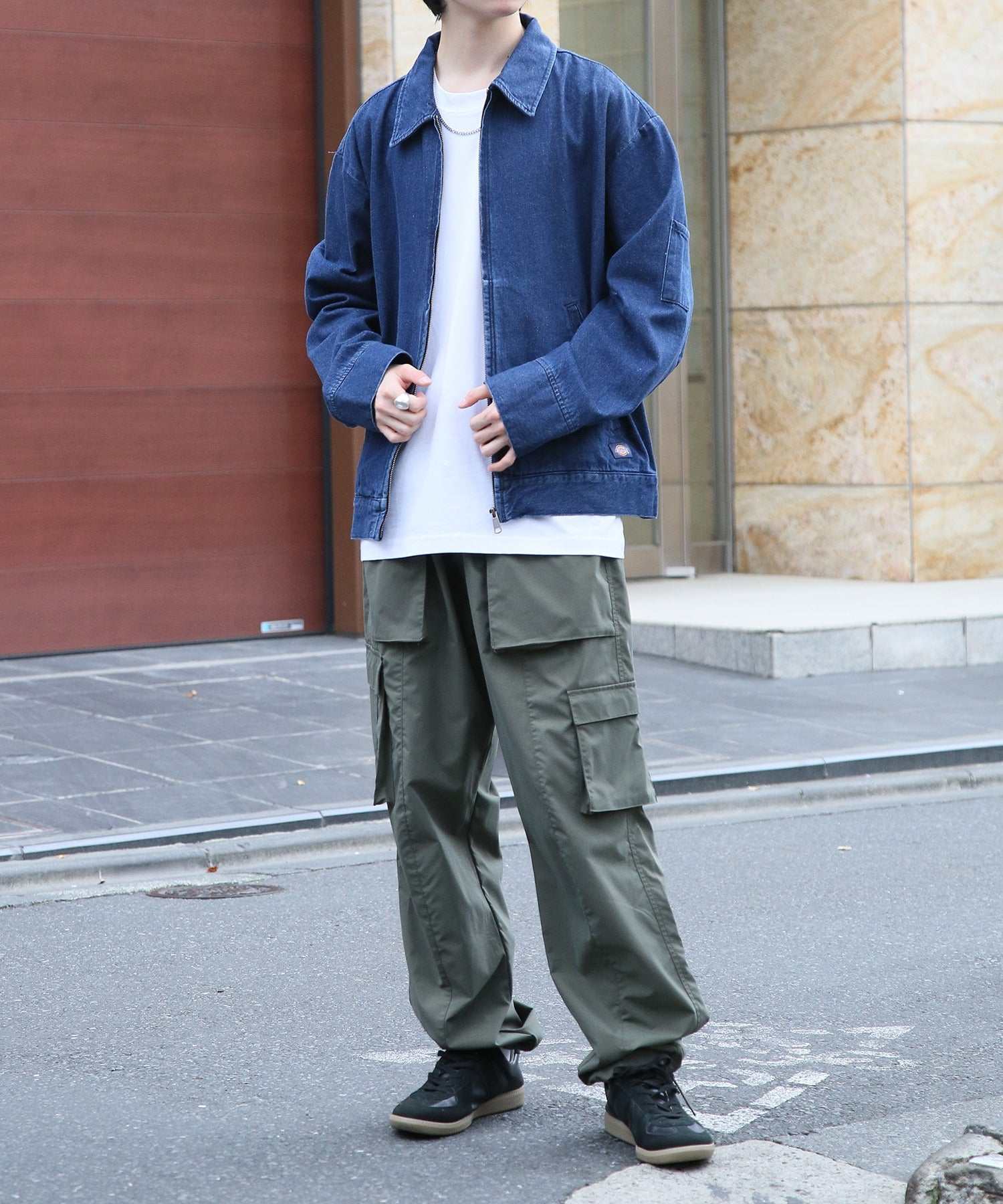 ディッキーズ Dickies 【Dickies / ディッキーズ】 T/C/PUツイルFZIPブルゾン アウター ブルゾン ジップ 長袖 ポケット ステンカラー 3178ー4130