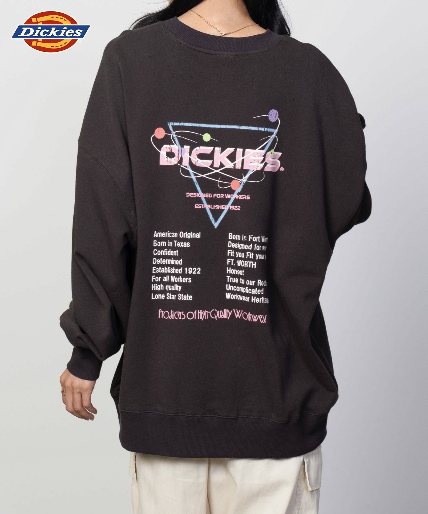 Dickies Faded Festival Print Fleece-Lined Sweatshirt
