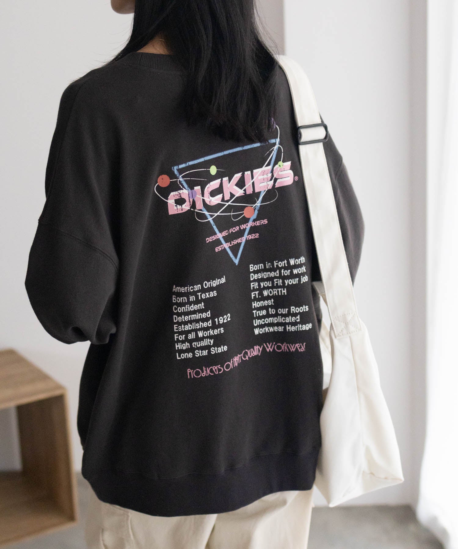 Dickies Faded Festival Print Fleece-Lined Sweatshirt