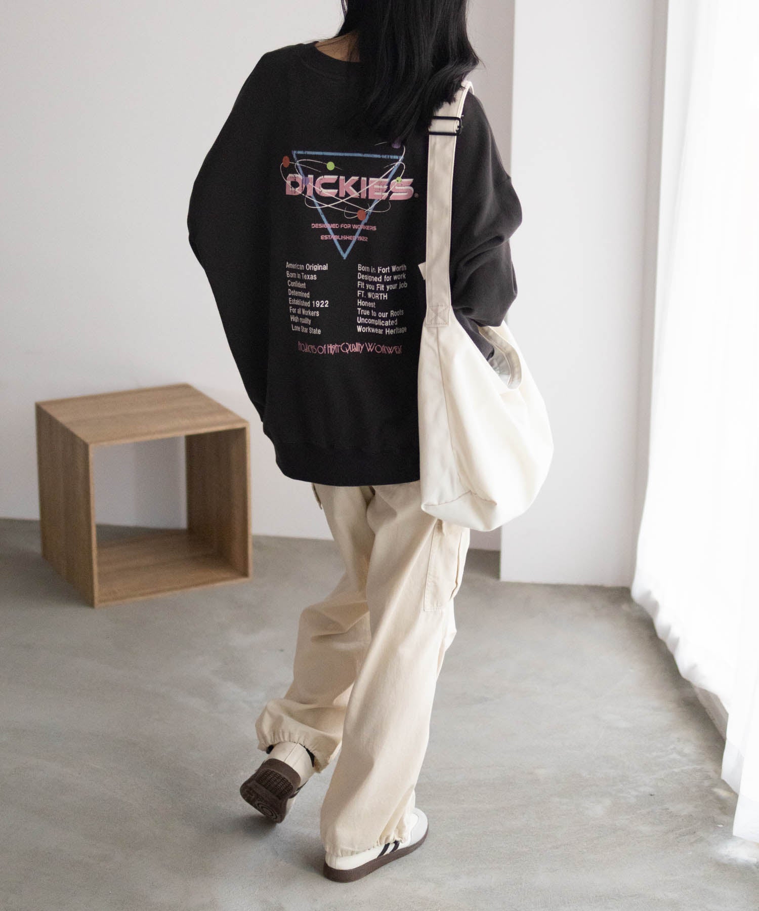 Dickies Faded Festival Print Fleece-Lined Sweatshirt