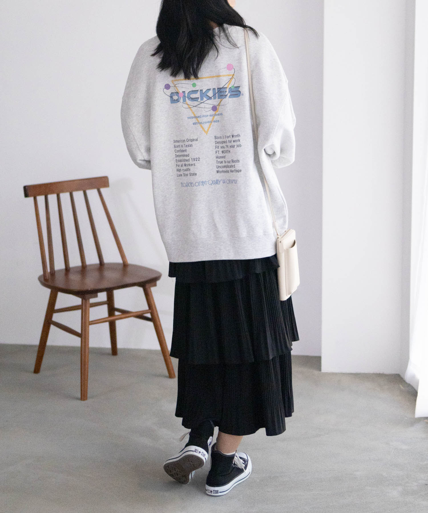 Dickies Faded Festival Print Fleece-Lined Sweatshirt