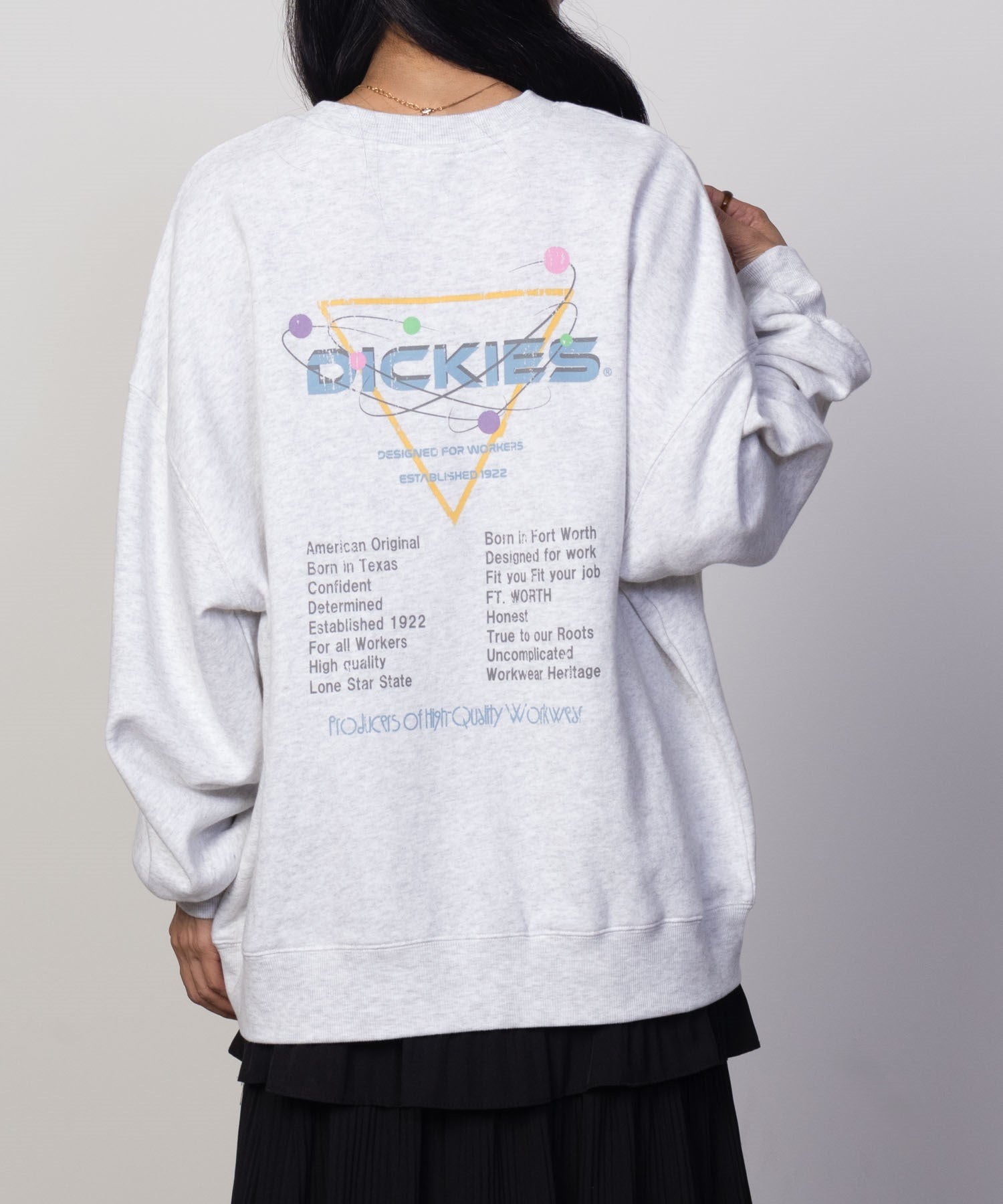 Dickies Faded Festival Print Fleece-Lined Sweatshirt