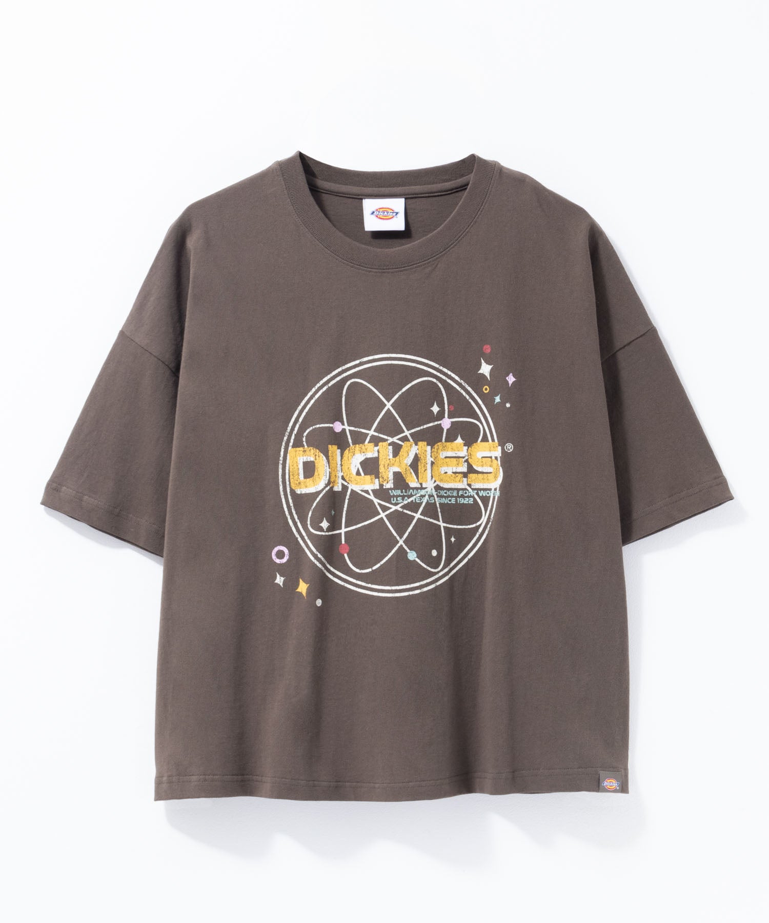 ディッキーズ Dickies バイオ加工アイコンTシャツ （ピンクオレンジ） ピンクオレンジ