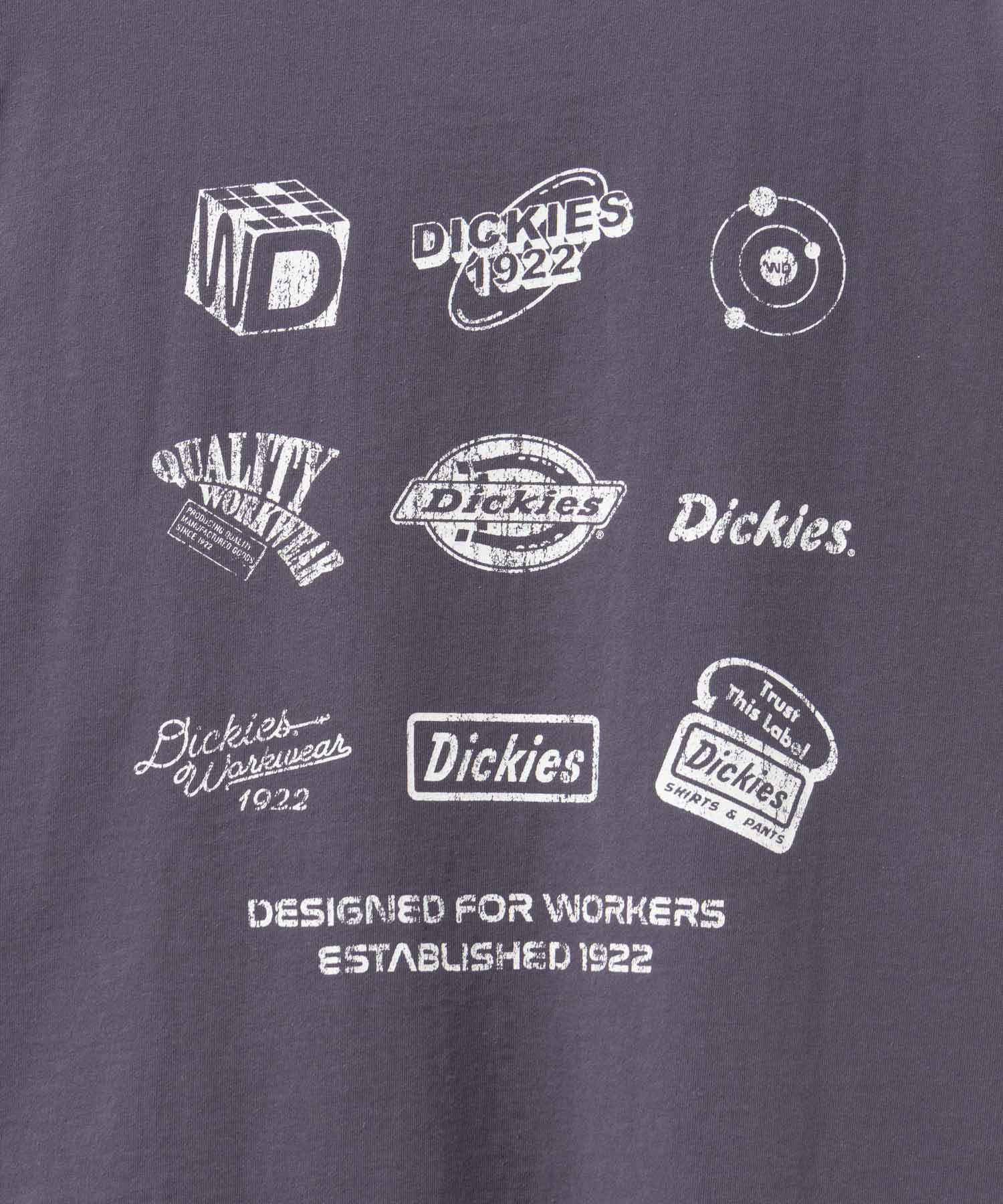 ディッキーズ Dickies バイオ加工アイコンTシャツ （ピンクオレンジ） ピンクオレンジ