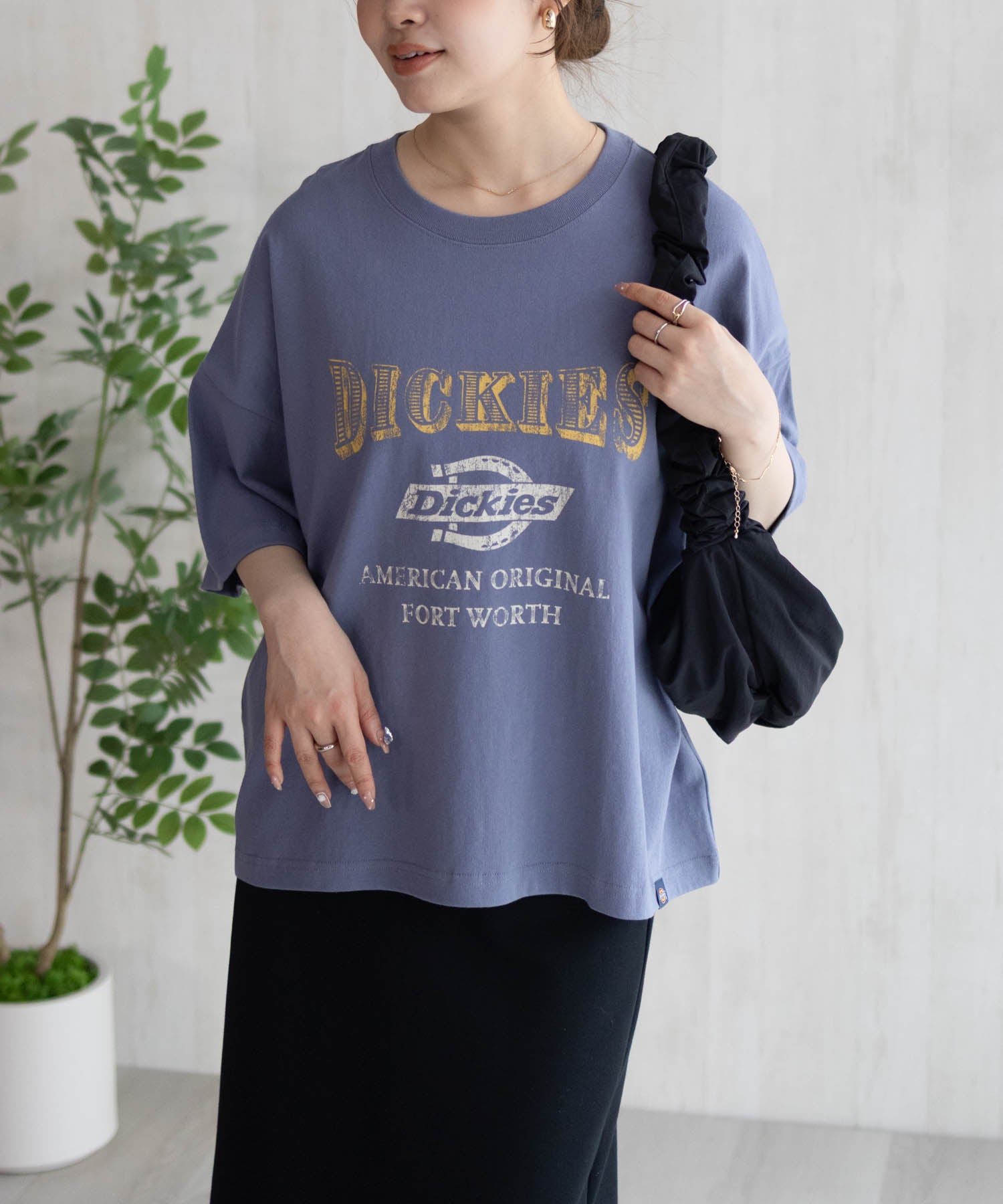 ディッキーズ Dickies バイオ加工カレッジTシャツ （レッド） レッド