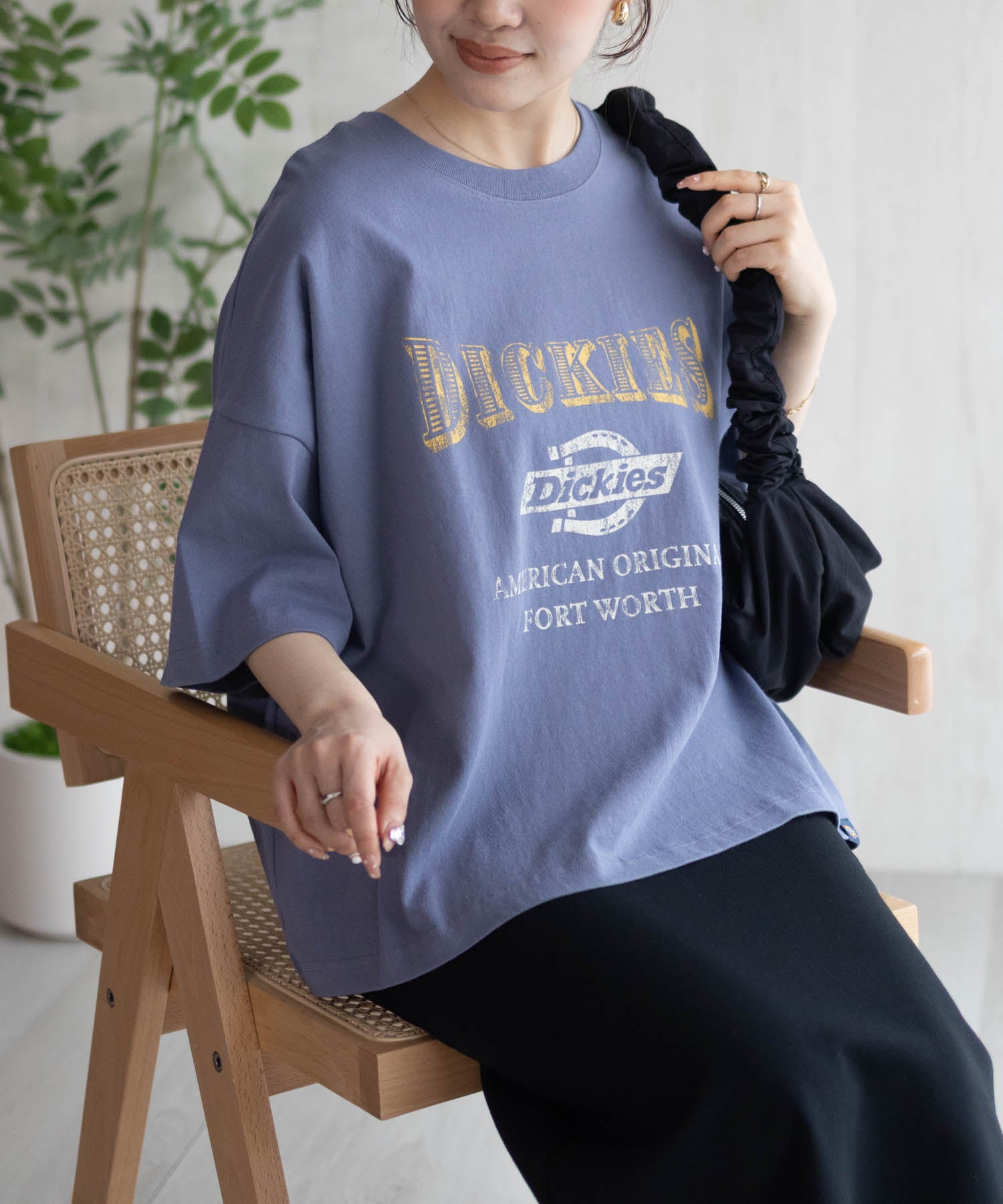 ディッキーズ Dickies バイオ加工カレッジTシャツ （レッド） レッド